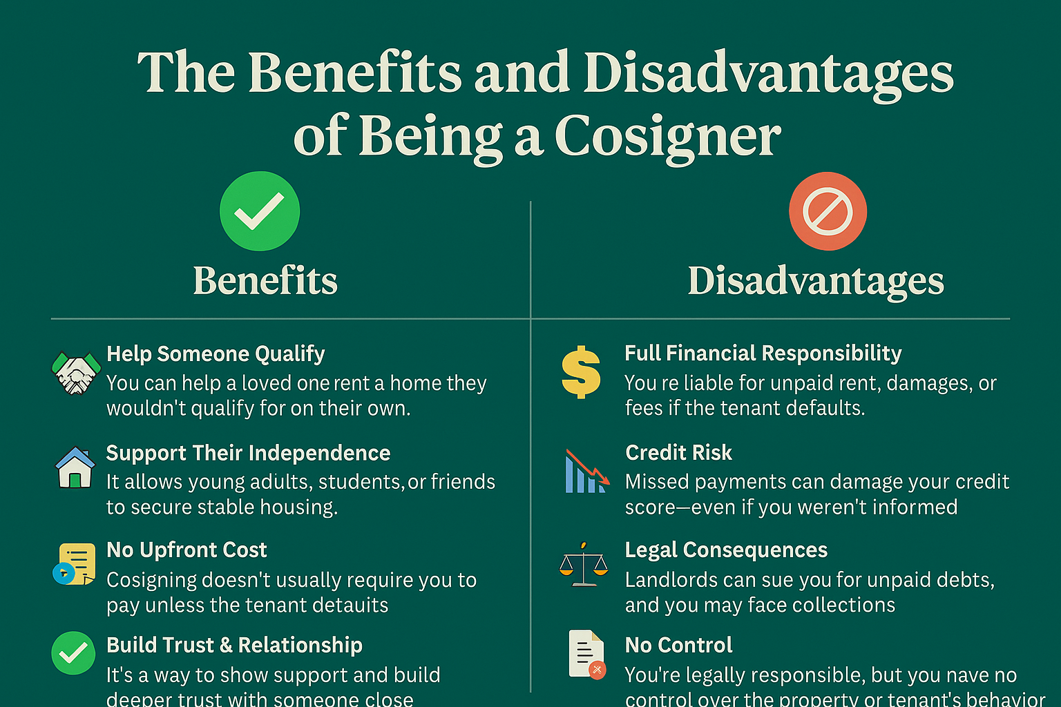 Cosigner vs Guarantor | Apartment Cosigner | Cosigner for rent