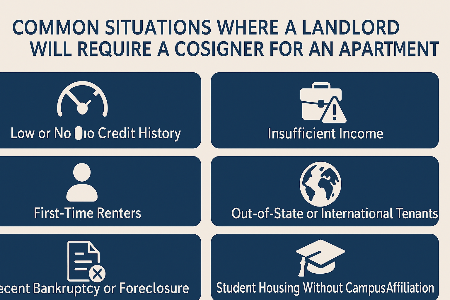 cosigner for apartment | Cosigner for an Apartment | Property Management Company Alabama